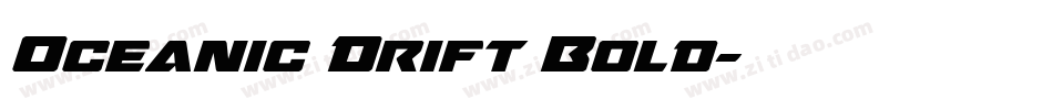 Oceanic Drift Bold字体转换